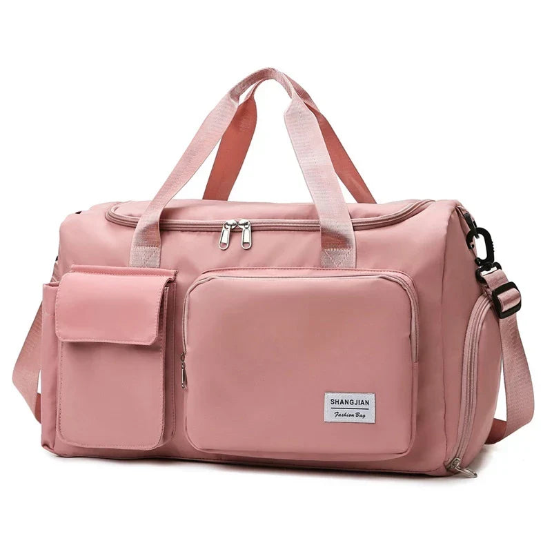 Bolsa Mala viagem feminina de mão super grande capacidade leve bolsa fitness portátil BH-11682
