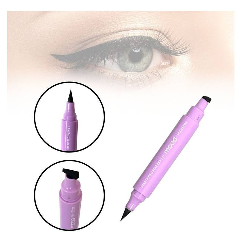 Caneta Delineadora 2 em 1 gatinho Mood Ruby Rose