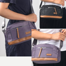 Bolsa carteiro feminina à prova d'água e resistente ao desgaste disponível em uma variedade de cores