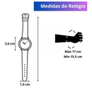 Relógio Feminino Digital de Led + Colar Brincos Folheado Ouro + Pulseira Feminina com Caixa - Presente dia dos namorados