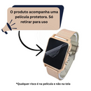 Relógio Feminino Digital de Led + Colar Brincos Folheado Ouro + Pulseira Feminina com Caixa - Presente dia dos namorados
